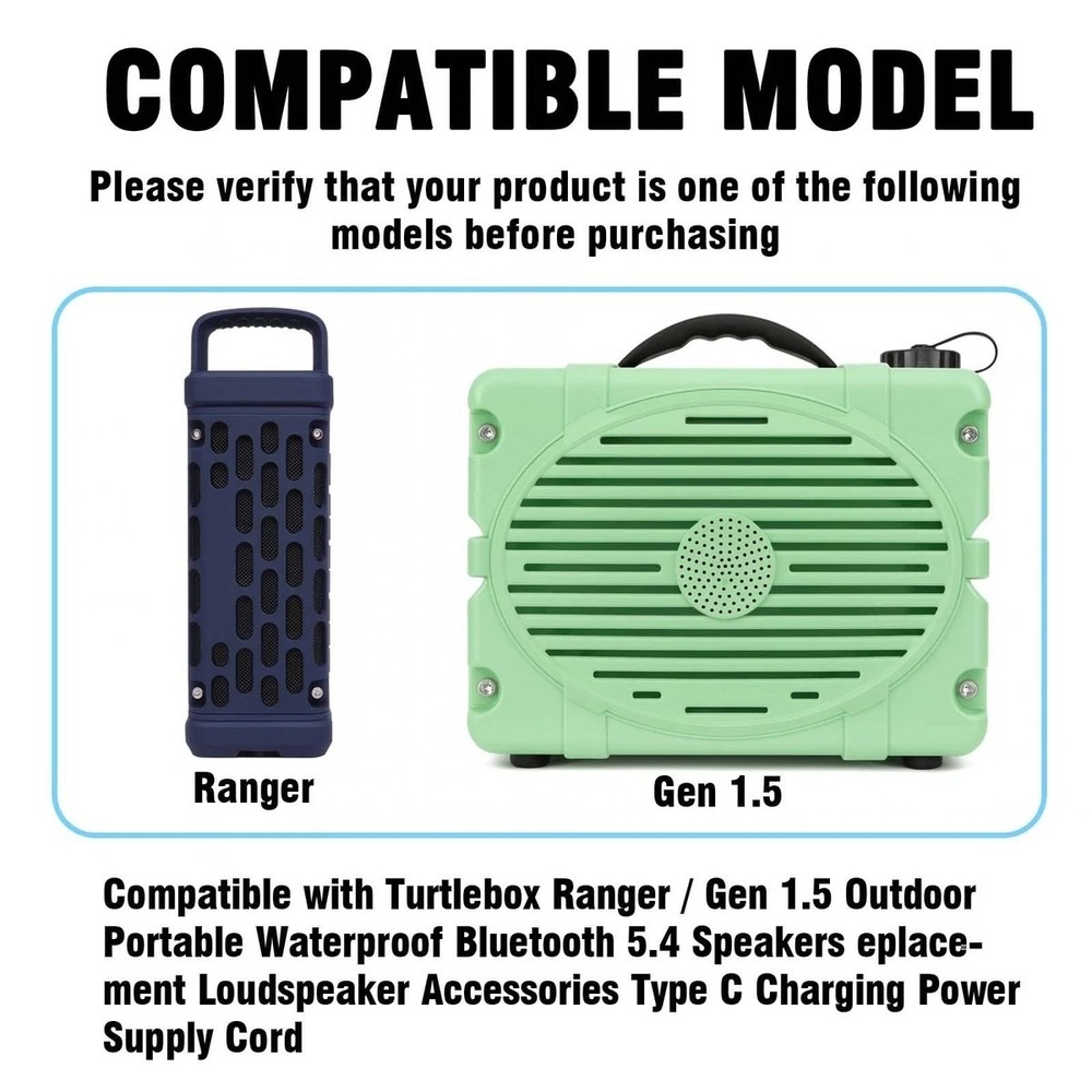 14V Speak Charger with Turtlebox Ranger/Gen 1.5 Outdoor Portable Waterproof B... - Picture 3 of 3